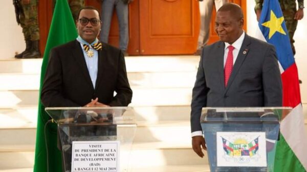 La République centrafricaine rejoint l’Africa Finance Corporation