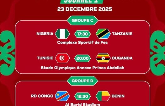 CAN 2025 : Résumé des matchs du 23 décembre