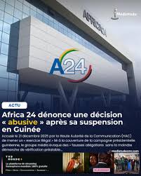 Guinée : Africa 24 suspendue par la HAC pour « exercice illégal »